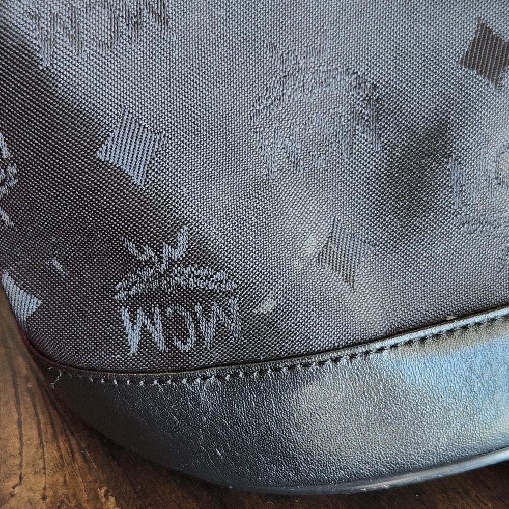 MCM Black Crossbody Bag with Gold Accents - Picture 5 of 7